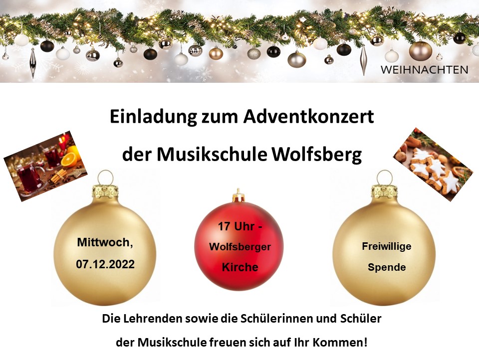 Adventkonzert der Musikschule Wolfsberg